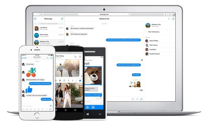Facebook Messenger en varios dispositivos 