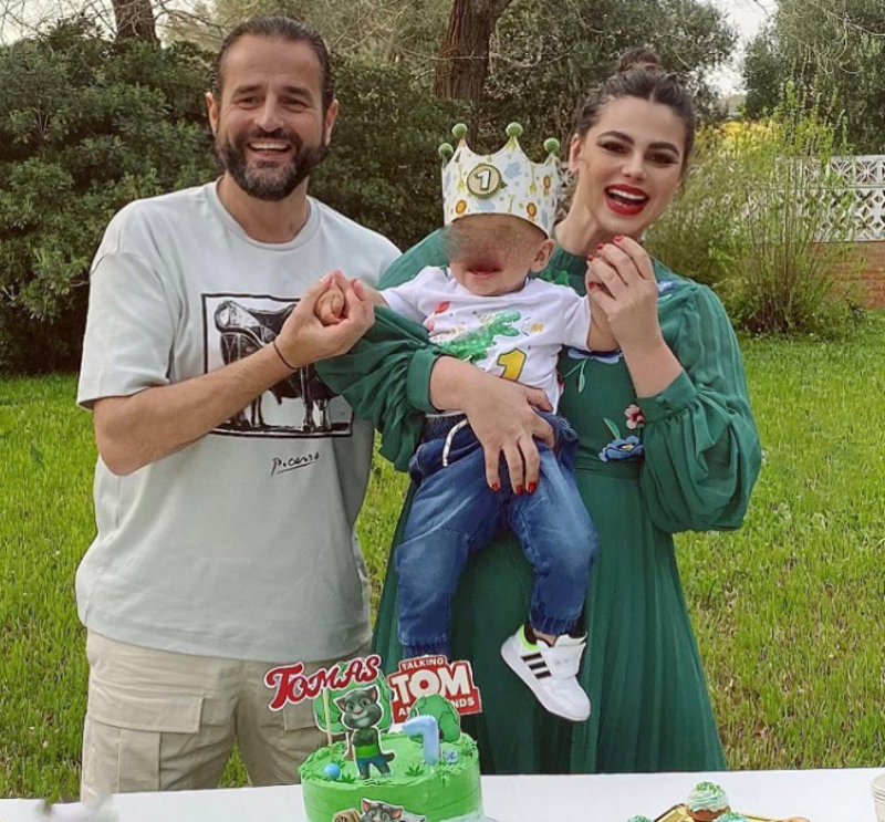 Imagen publicada por Marisa Jara en Instagram del cumpleaños de su pequeño Tomás