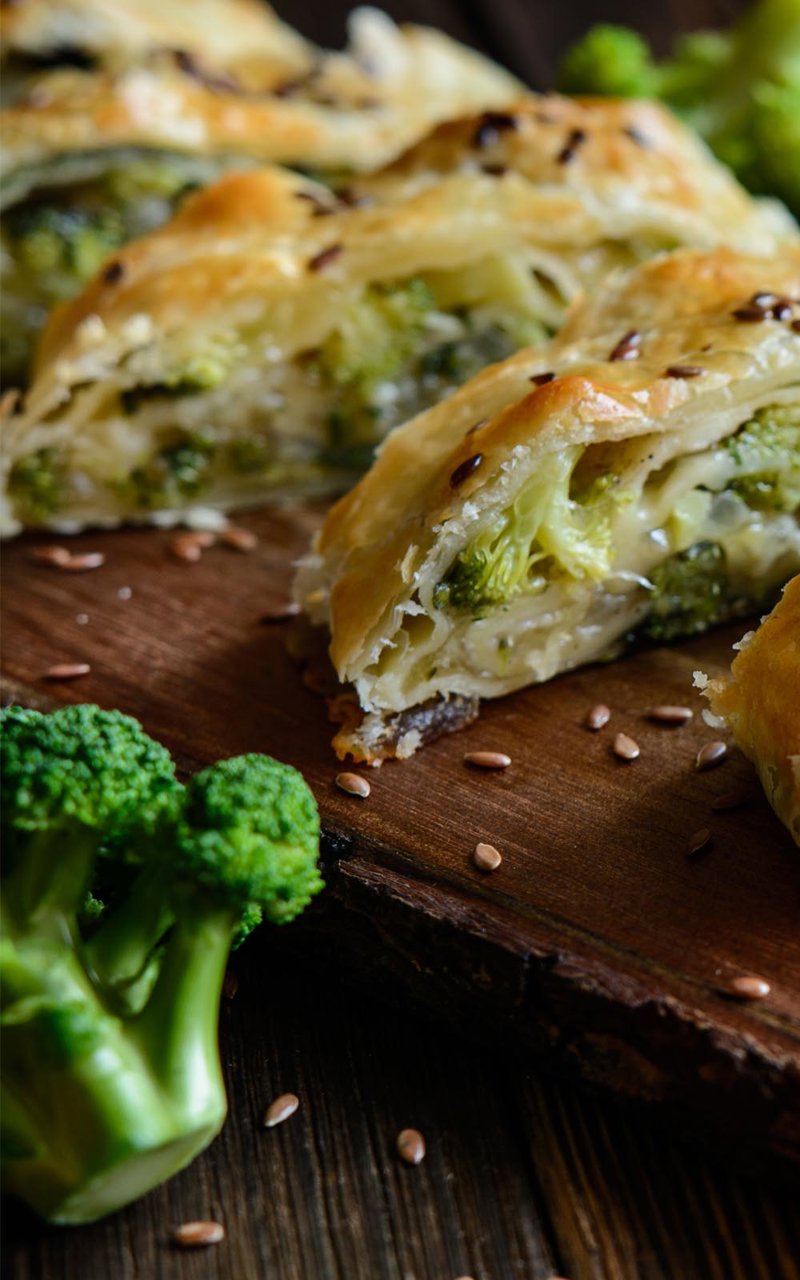 Strudel de brócoli