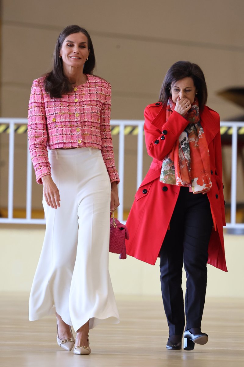 La Reina ha deslumbrado con un look de lo más primaveral