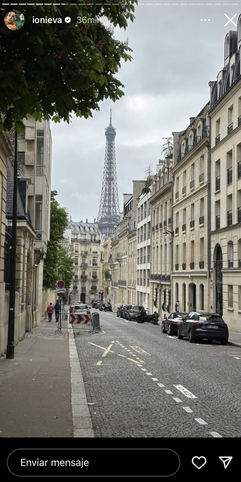 Íñigo y Tamara han estado en París en el puente de mayo