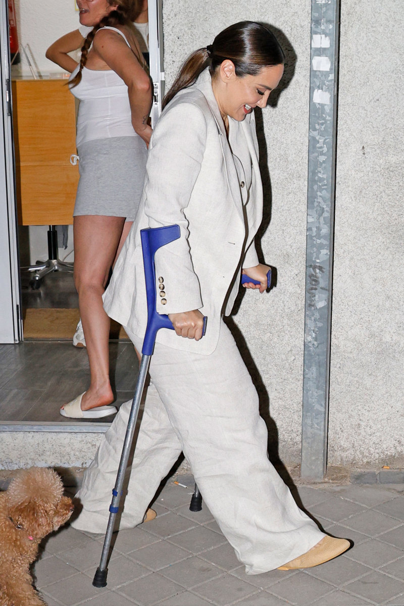 Tamara salió de la fisioterapeuta con una gran sonrisa