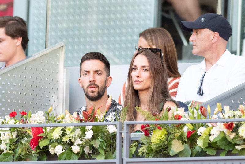 David Broncano y Silvia Alonso, en la final femenina del Mutua Madrid Open