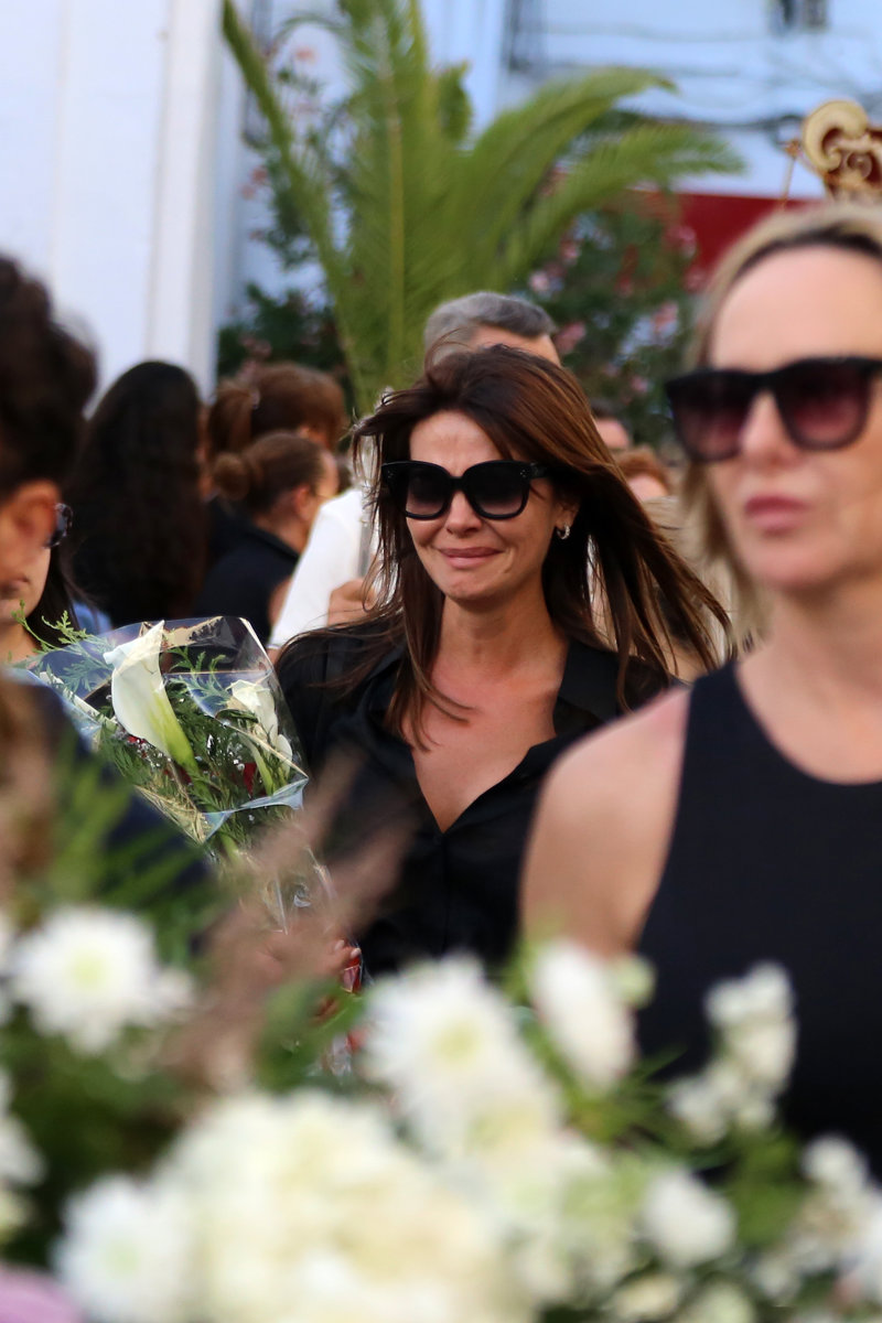 María José Suárez, desconsolada