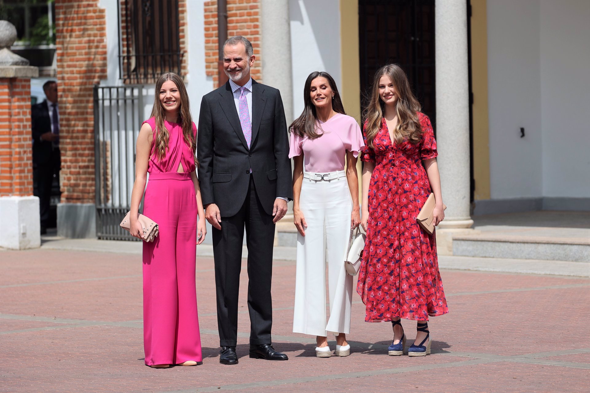 La Familia Real ha lucido looks en la misma gama cromática