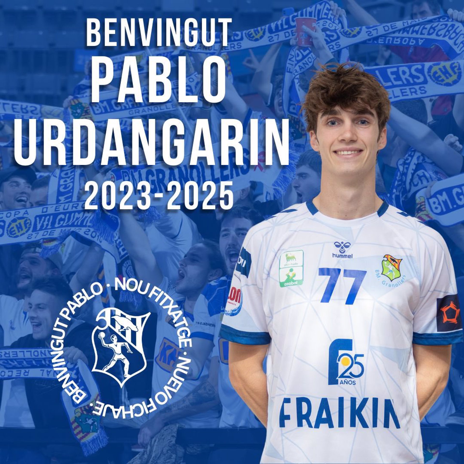 El Granollers ha confirmado el fichaje de Pablo Urdangarín