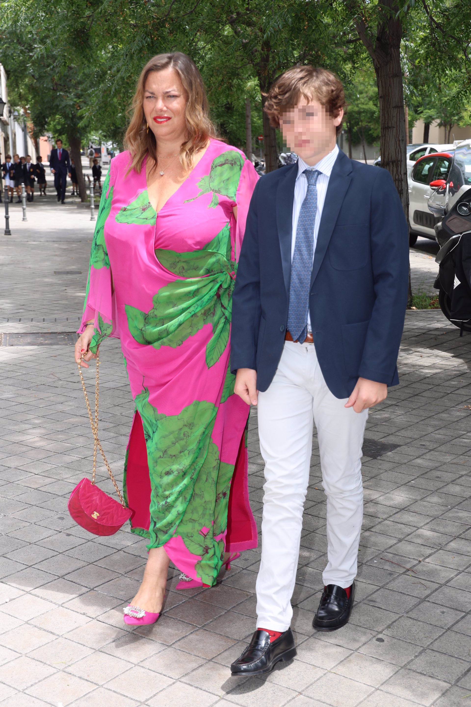 Cari Goyanes y su hijo Pedro