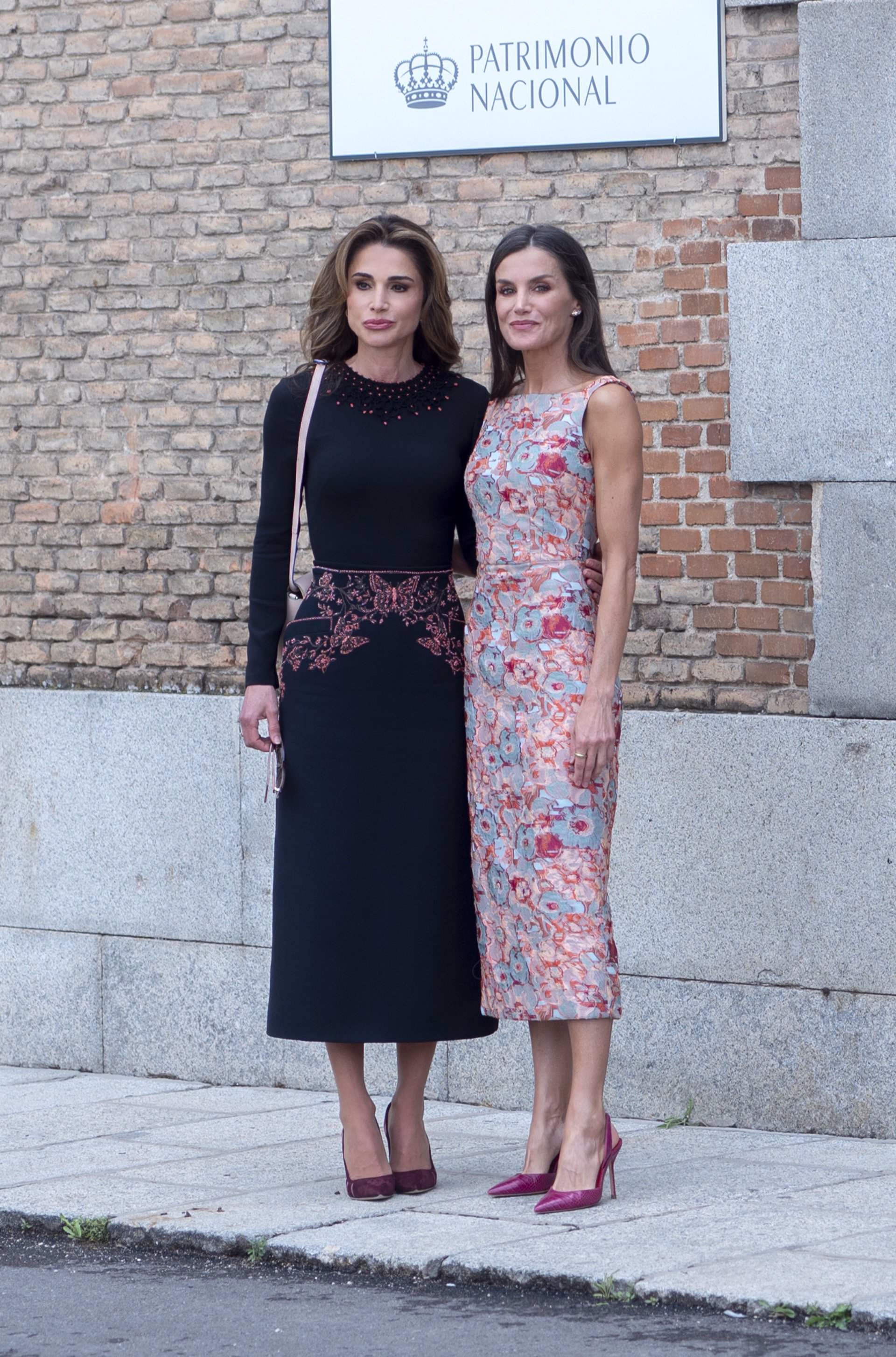 Duelo de elegancia entre Doña Letizia y Rania de Jordania