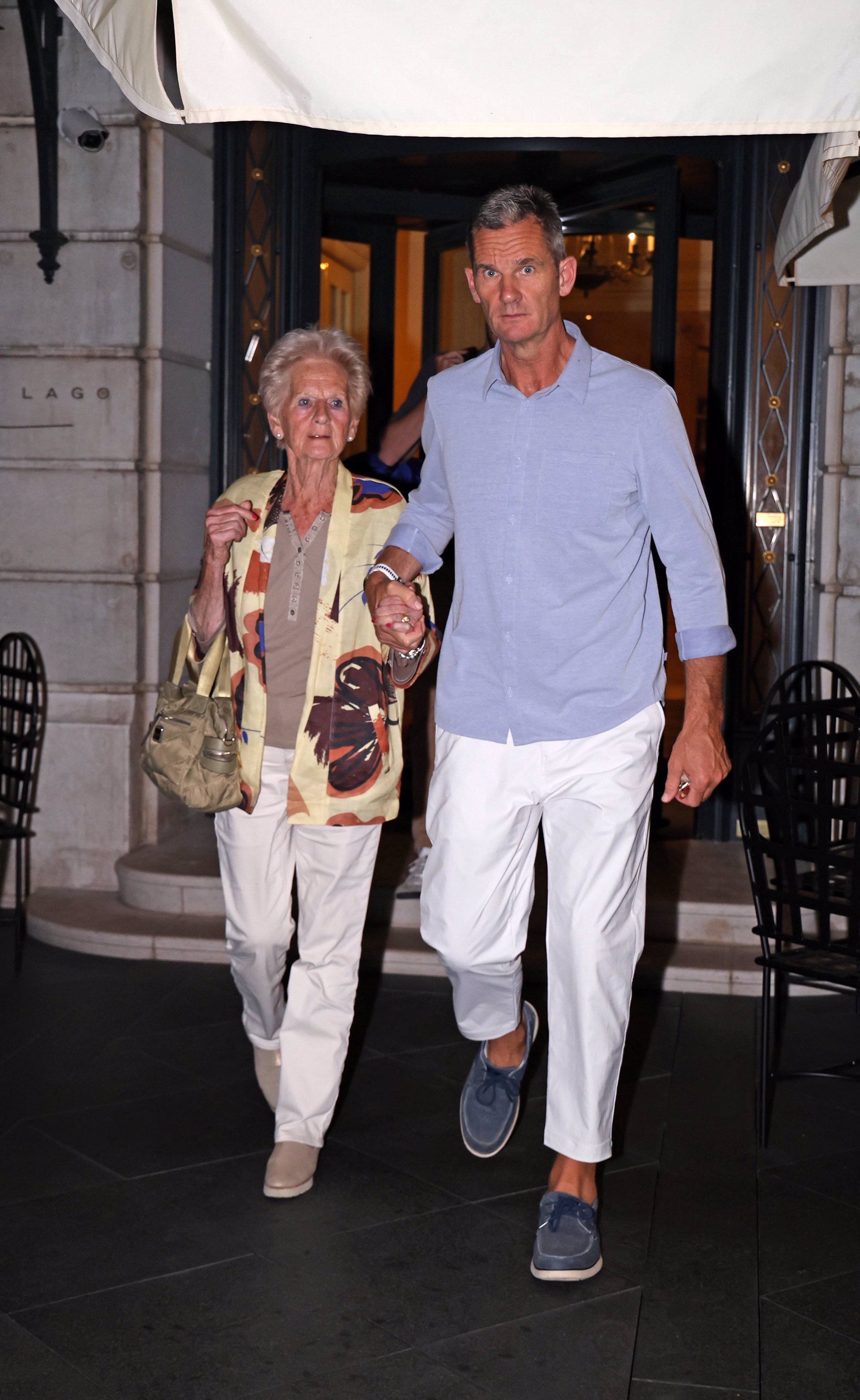 Iñaki Urdangarín y su madre, Claire Liebaert