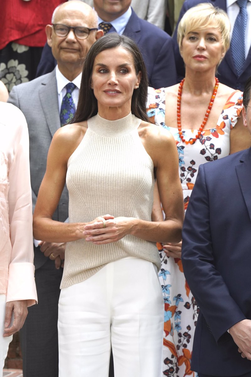 La Reina ha presumido de brazos torneados