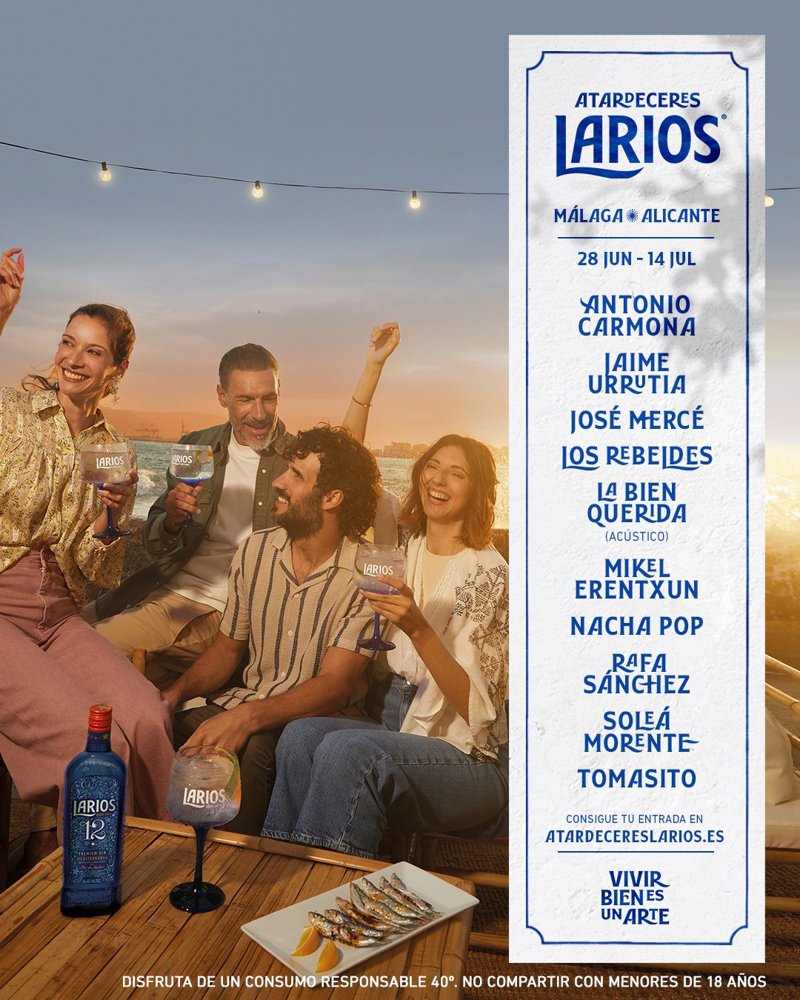 Cartel Atardeceres Larios