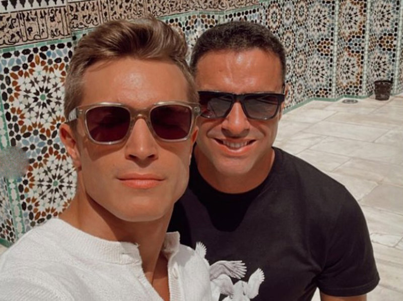 Antonio Rossi y Hugo Fuertes, en una imagen de sus redes sociales