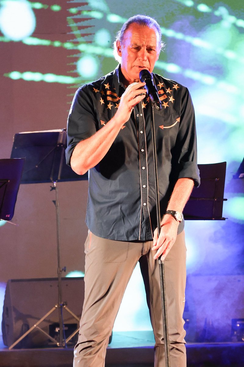 Bertín Osborne durante su concierto en Gran Canaria