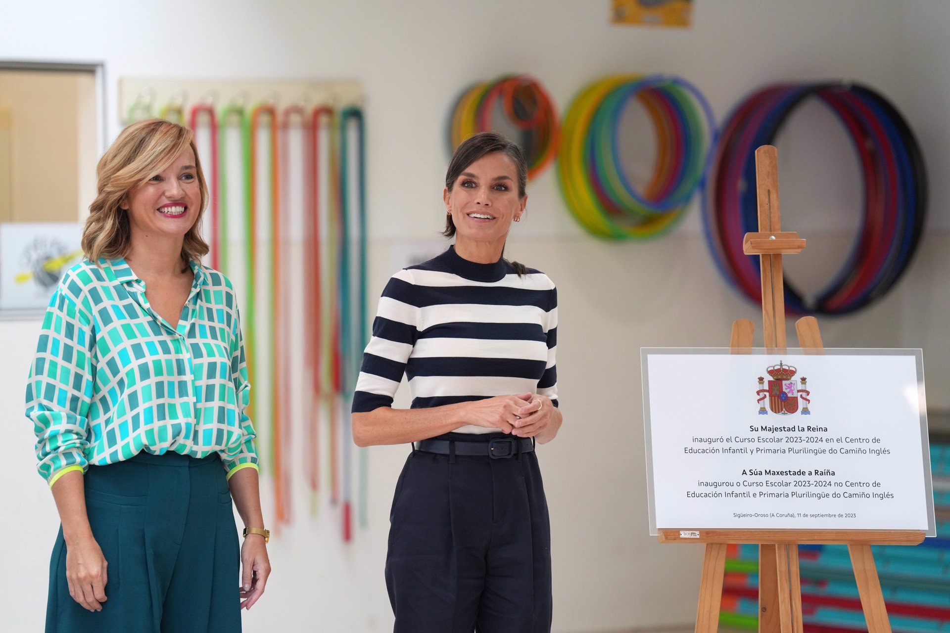La Reina Letizia ha inaugurado el curso escolar en A Coruña