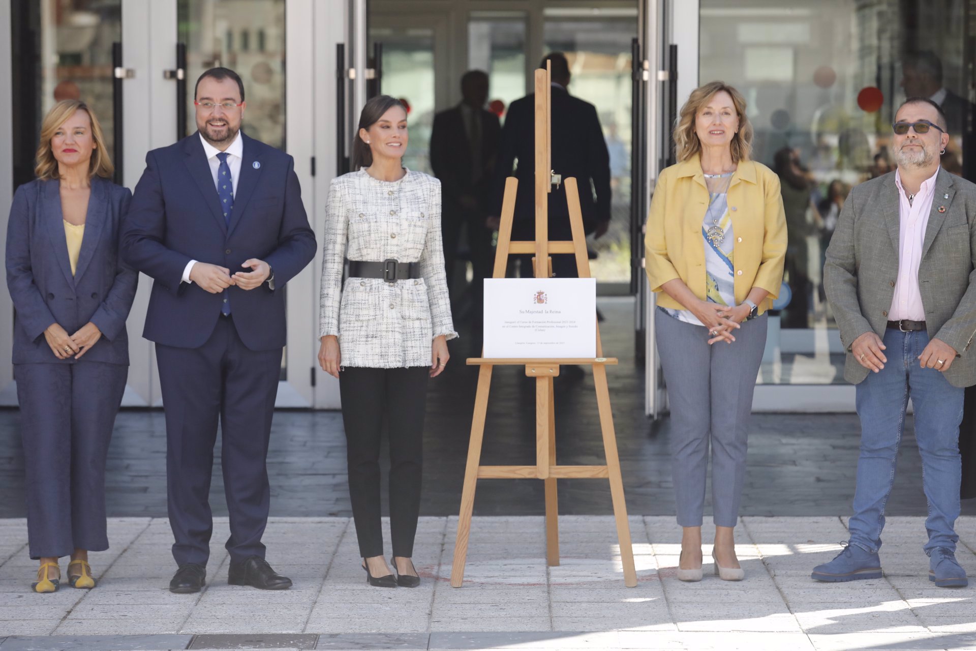 Doña Letizia ha presidido la apertura del Curso Escolar en Langreo