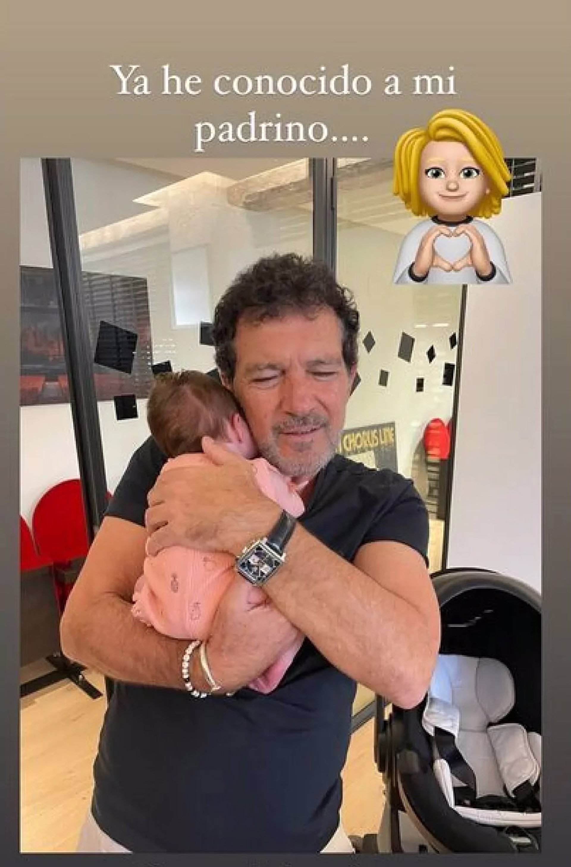 Antonio Banderas ya ha conocido a la hija de María Casado