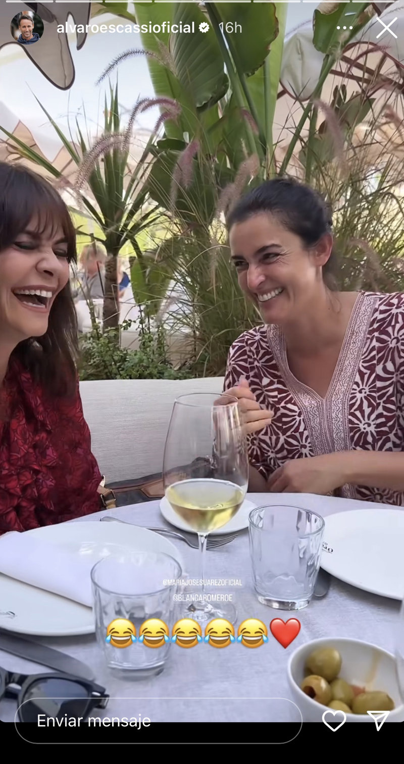 Las modelos, de lo más sonrientes