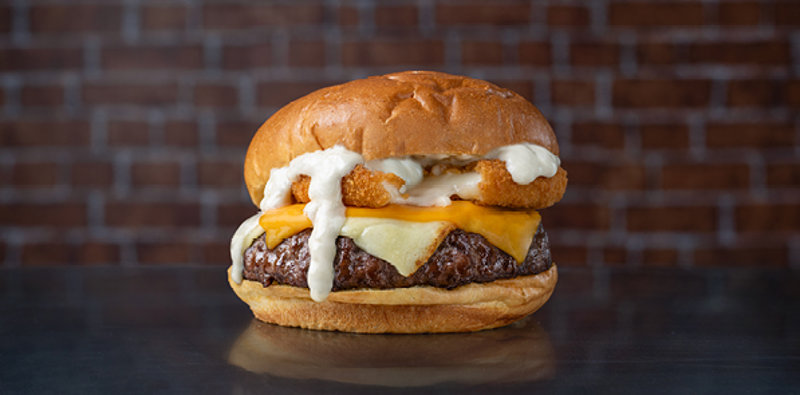 Cheese atack burger