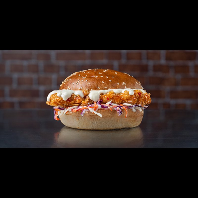 Buffalo chicken burger