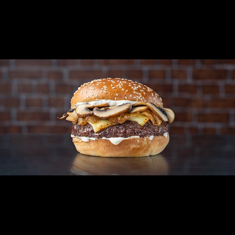 Portobello & Truffle burger