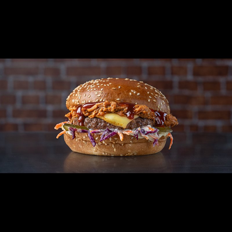 Pulled pork burger