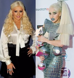 Montaje Christina Aguilera Y Lady Gaga