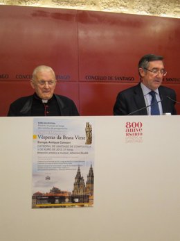 El Deán De La Catedral De Santiago Y El Alcalde, Ángel Currás
