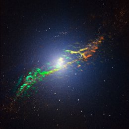 This New Image Of Centaurus A Combines ALMA And Near-Infrared Observations Of Th