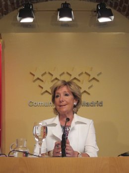 Esperanza Aguirre En El Consejo De Gobierno