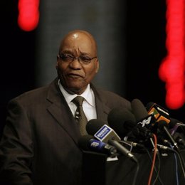 Jacob Zuma, líder del Congreso Nacional Africano