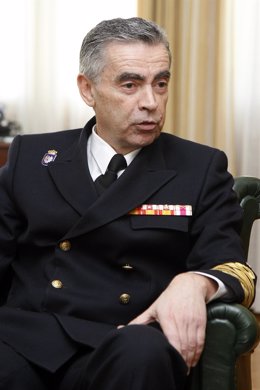 El jefe del Estado Mayor de la Defensa (JEMAD),almirante Fernando García Sánchez