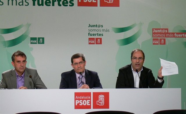 Rueda de prensa del PSOE