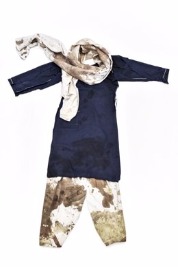 El uniforme de la estudiante paquistaní Malala Yousafzai
