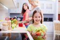 Los niños y las verduras en su alimentación