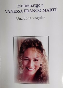 Portada del libro 'Homenatge a Vanessa Franco Martí. Una dona singular'
