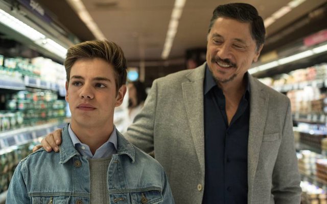 Carlos Bardem y Gabby Castillo en 'Traición'
