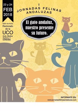 Cartel de las I Jornadas Felinas Andaluzas