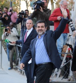 Jordi Sánchez acude a declarar a la Audiencia Nacional