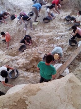 Excavaciones en Orce, primer día