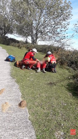 Rescate a un espeleólogo madrileño tras sufrir un accidente en La Torca La Sima de La Gándara, en Soba