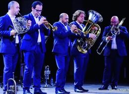 Actuación de Spanish Brass