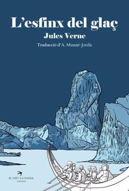 Cubierta de 'L'esfinx del gla' de Julio Verne
