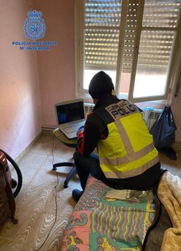 Registro en el domicilio de los detenidos
