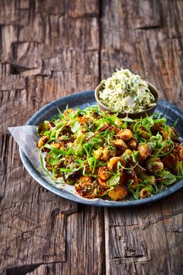 Charred Brussels Sprouts with Smoky Gochujang Glaze, shown here, is just one example of how the IRRESISTABLE VEGETABLES Trend can be brought to life - which is one of the eight trends identified in Unilever’s Future Menu Trends Report 2023. The Report is 