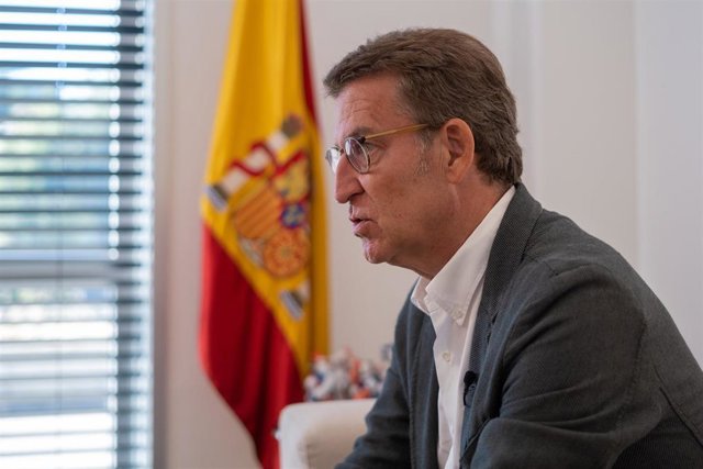 Archivo - El presidente del Partido Popular, Alberto Núñez Feijóo