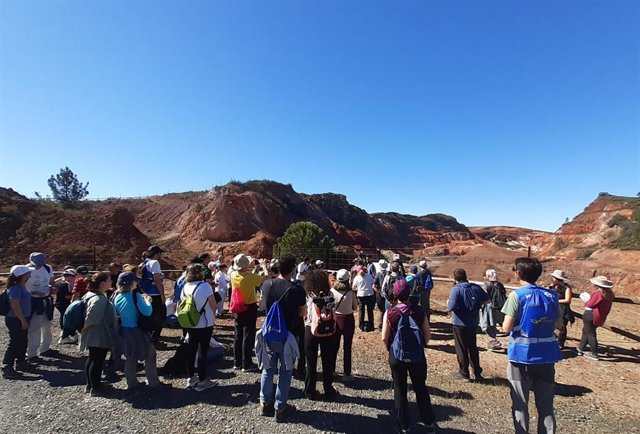 Visita a las minas de Tharsis dentro de la jornada de divulgación 'Hidrogeodía'.