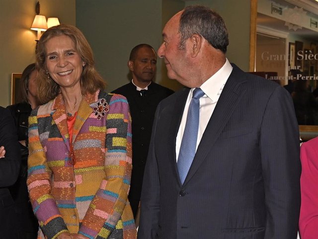 La Infanta Elena y Luis Miguel Rodríguez 'El Chatarrero'
