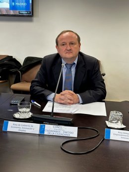 Archivo - Miguel Ángel Redondo, delegado del Área de Economía, Innovación y Empleo del Ayuntamiento de Madrid