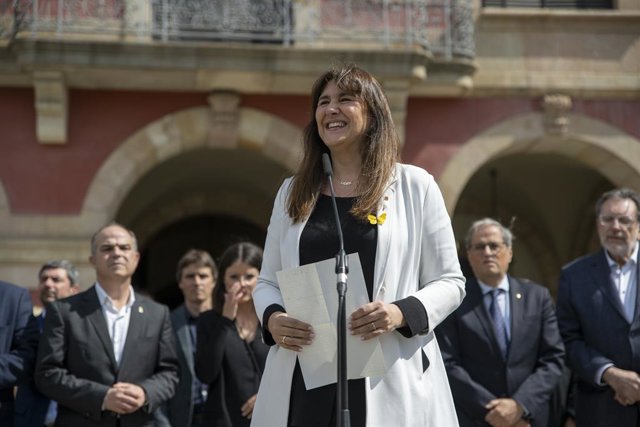 La presidenta suspesa del Parlament, Laura Borràs