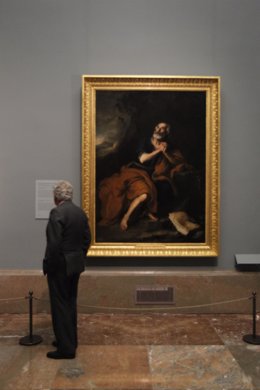 Archivo - El Museo del Prado presenta la obra San Pedro penitente de los Venerables de Murillo